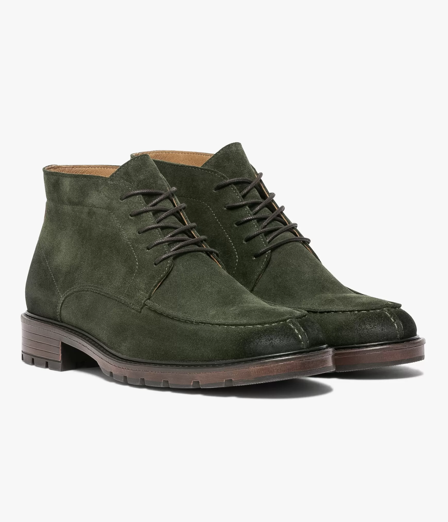 Boots>Bocage LOW-BOOTS GUILLAUME KAKI Vert