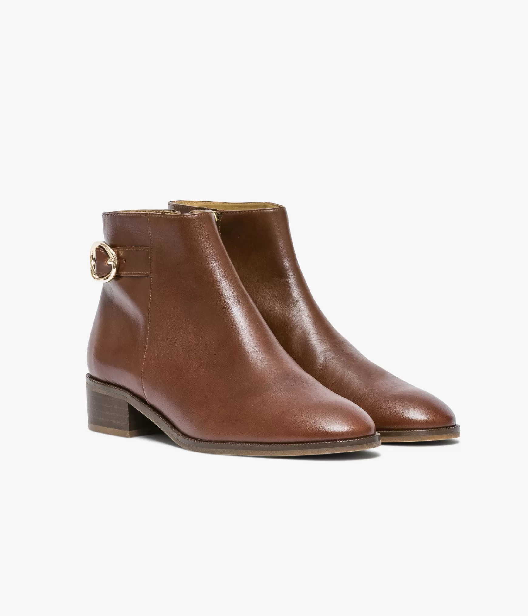 Boots & Bottines>Bocage LOW-BOOTS SIDONIE COGNAC Marron