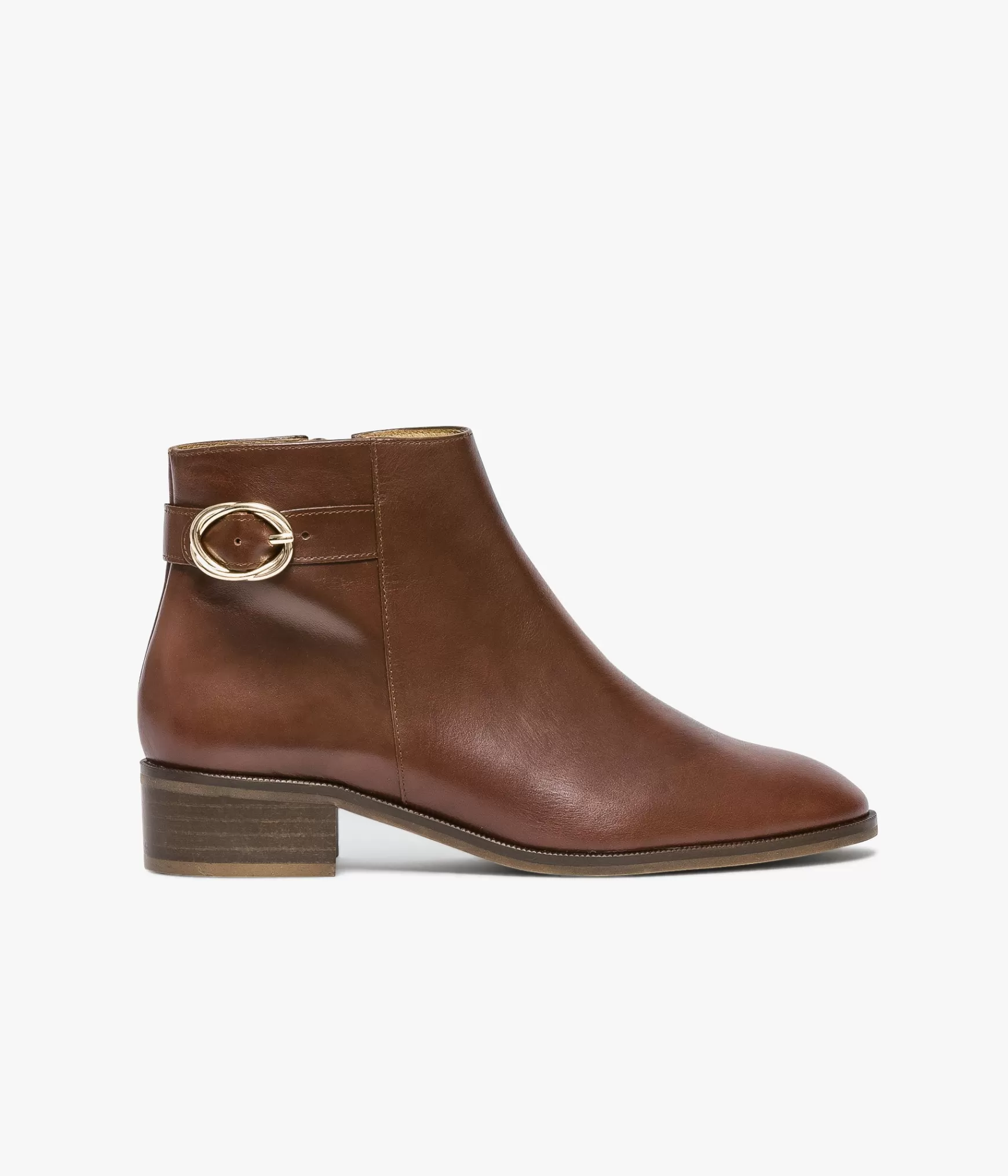 Boots & Bottines>Bocage LOW-BOOTS SIDONIE COGNAC Marron
