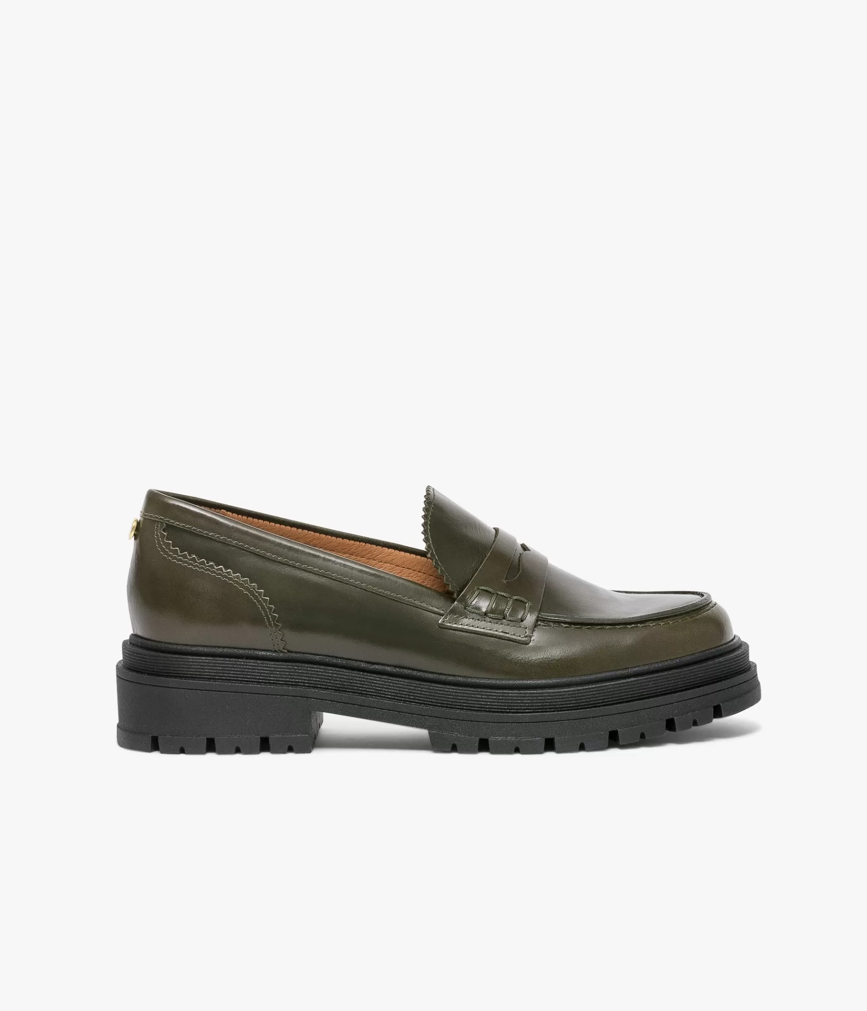 Mocassins>Bocage MOCASSIN ALINARO KAKI Vert