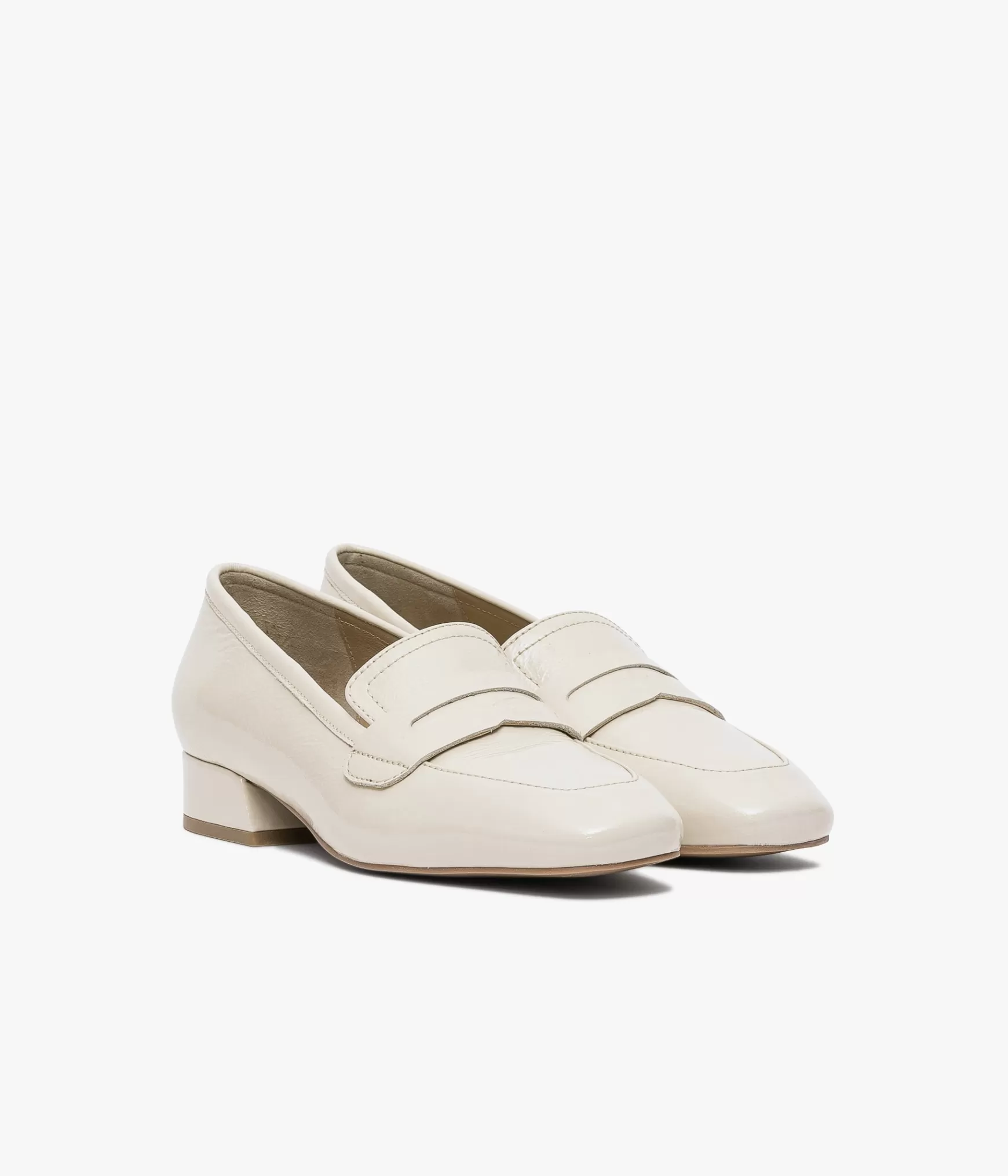 Mocassins>Bocage MOCASSIN ANGIE BEIGE Blanc