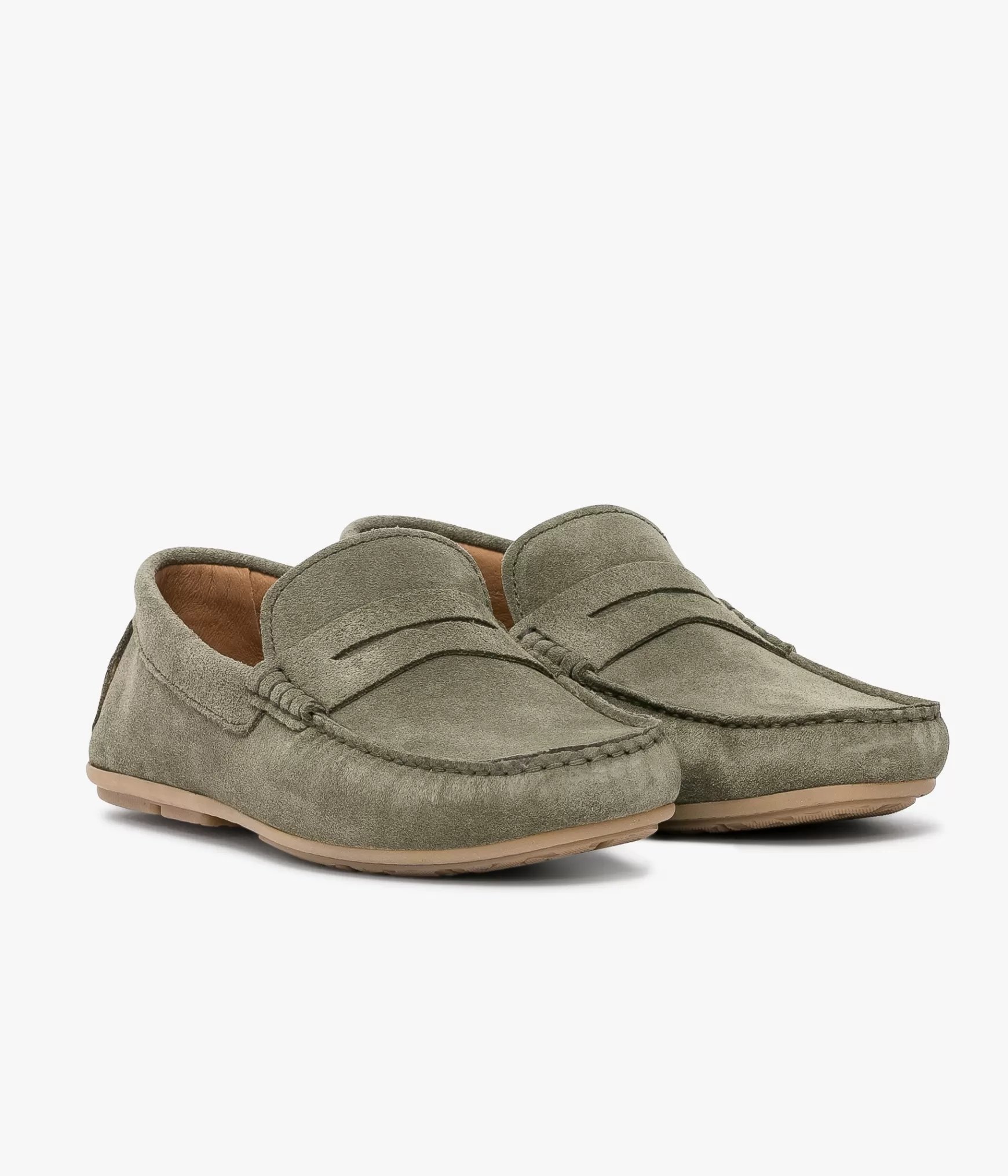 Mocassins>Bocage MOCASSIN ARISTIDE SAUGE Vert