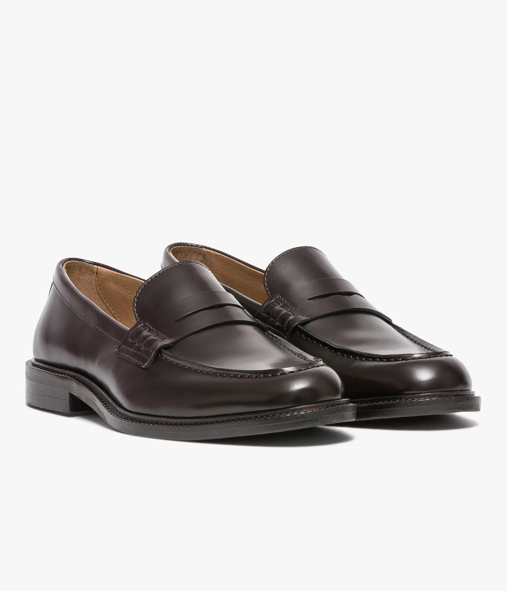 Mocassins | Chaussures De Ville>Bocage MOCASSIN LOUIS BORDEAUX Rouge