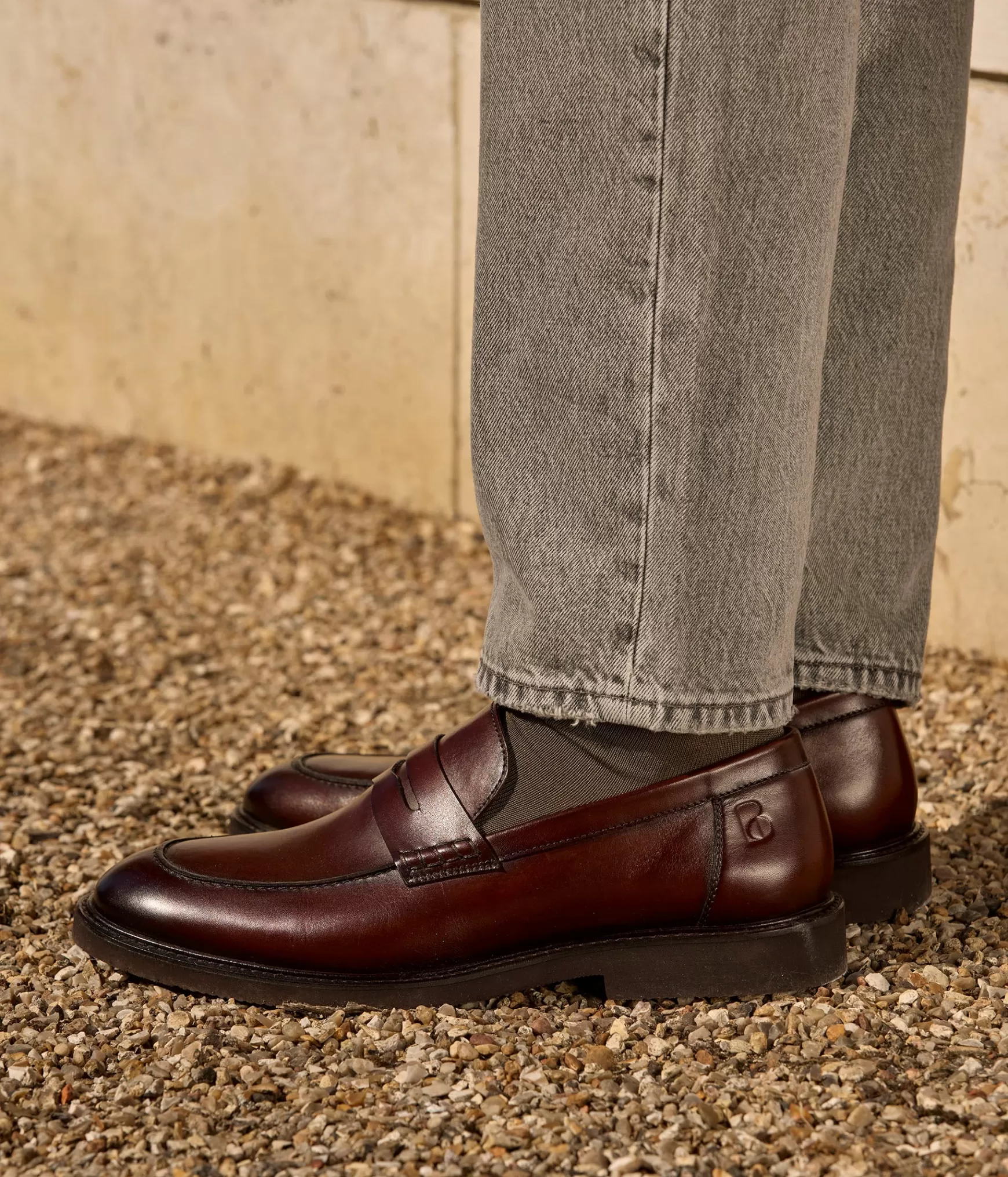 Mocassins>Bocage MOCASSIN OLIVIER COGNAC Marron
