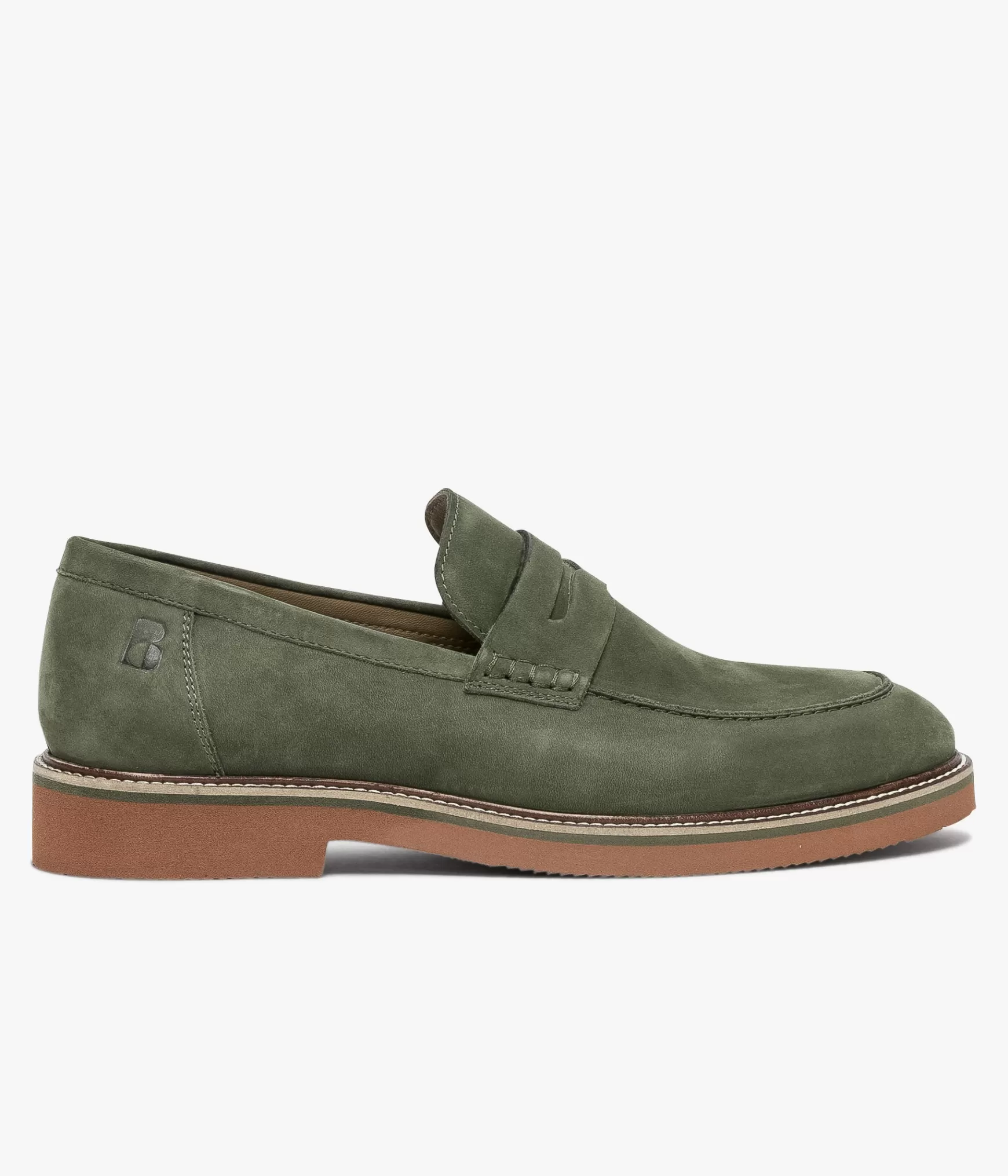 Mocassins>Bocage MOCASSIN OLIVIER KAKI Vert