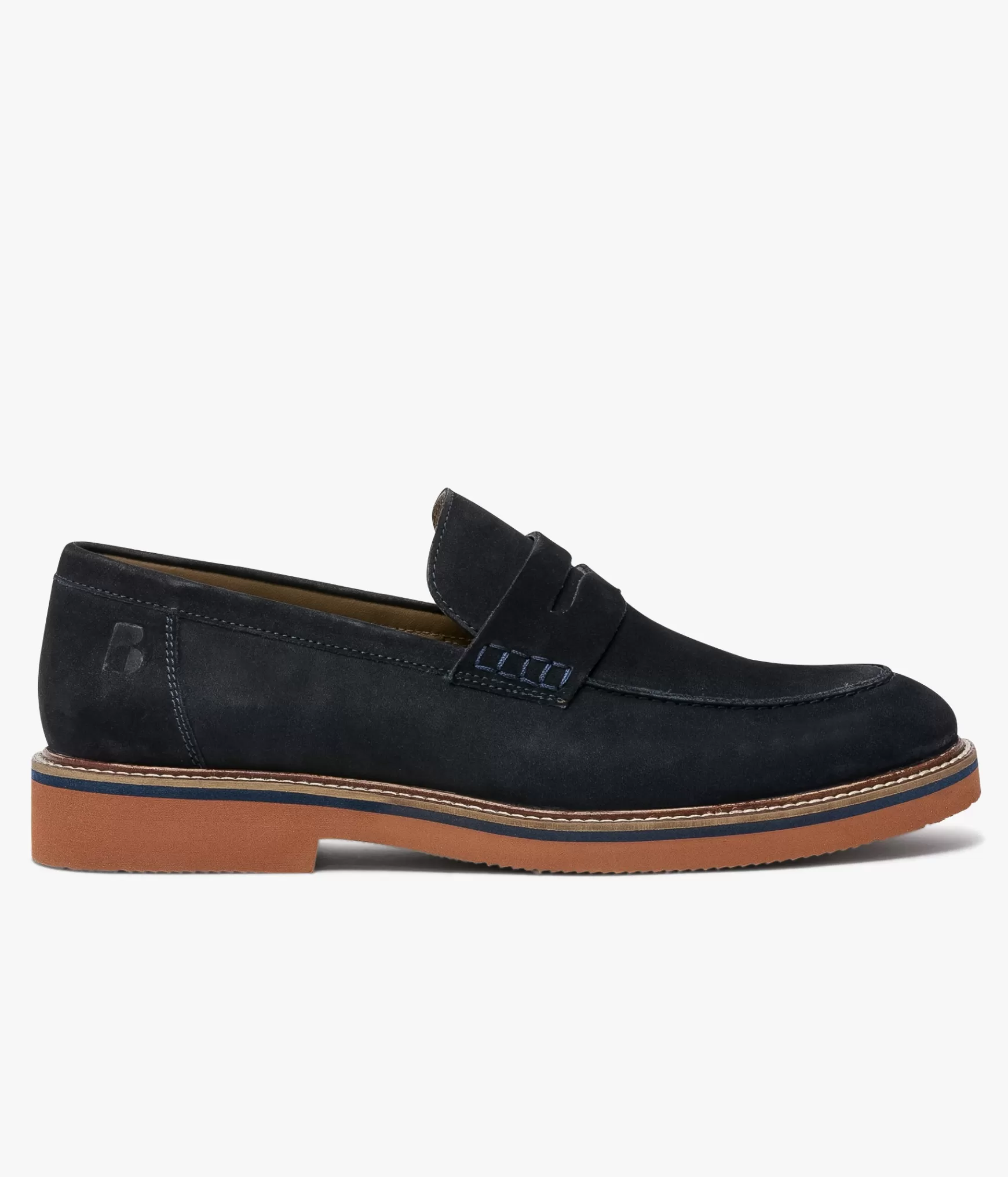 Mocassins>Bocage MOCASSIN OLIVIER MARINE Bleu