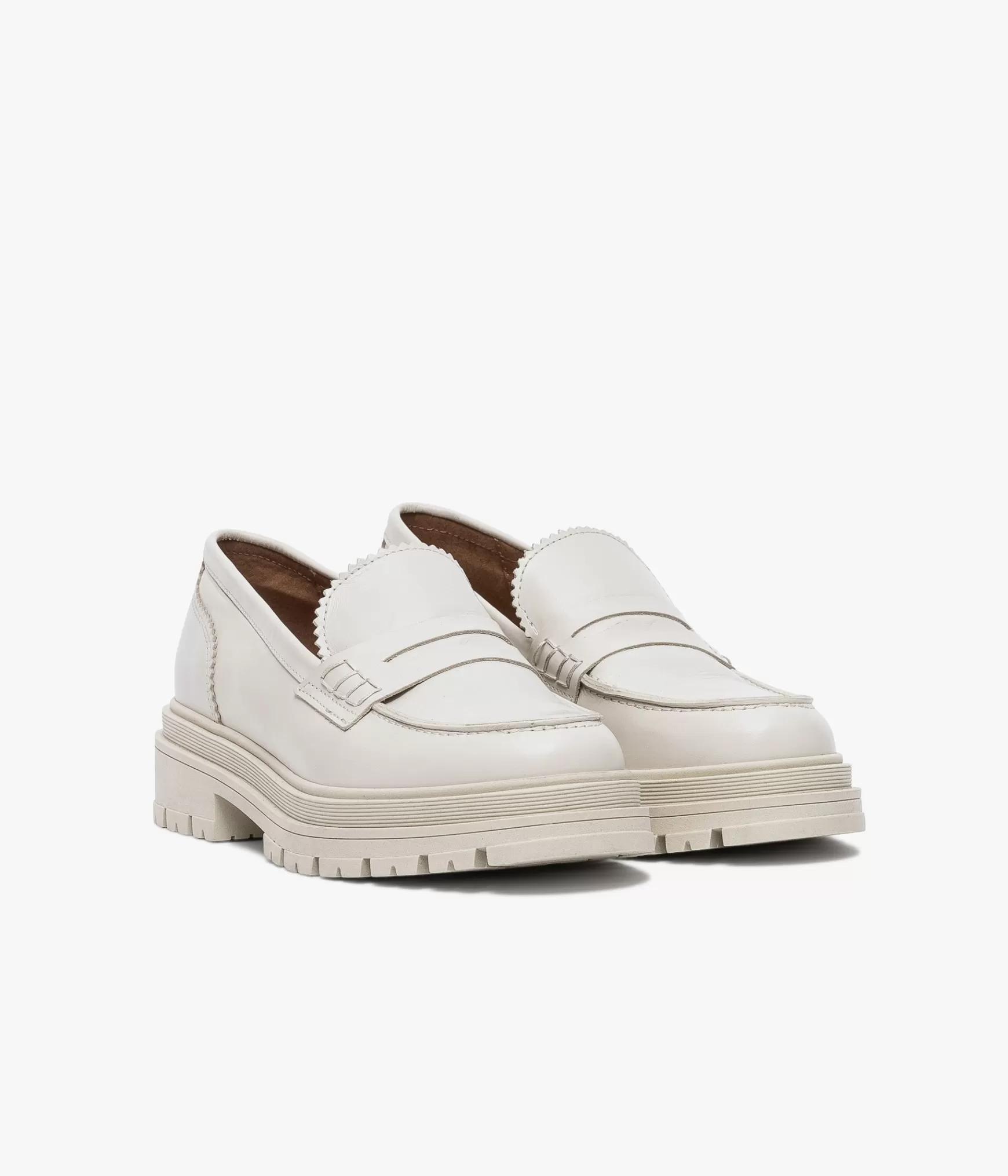 Mocassins>Bocage MOCASSINS ALINARO Blanc