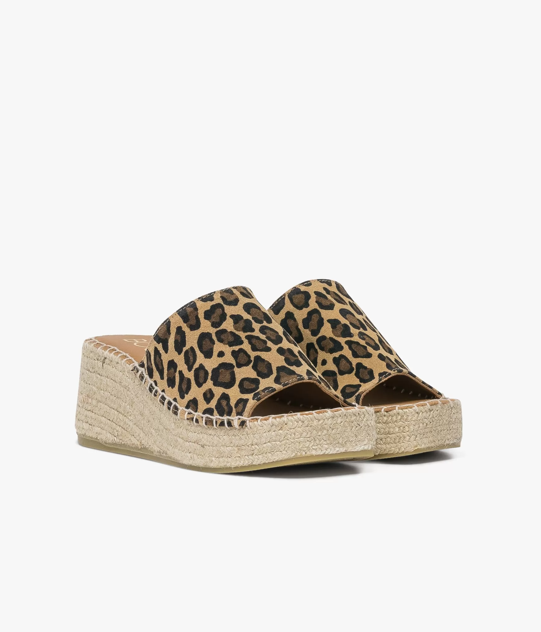 Sandales>Bocage MULE VIVIANE LEOPARD Marron