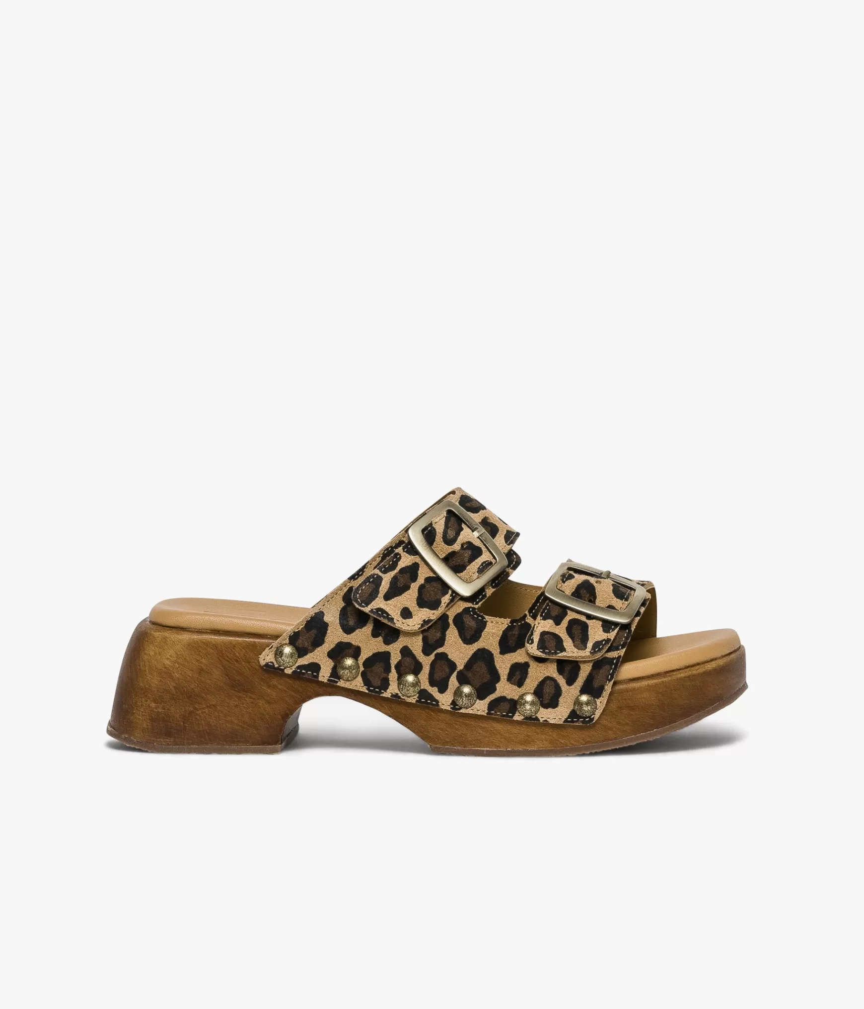 Sandales>Bocage MULE WONDERFULL LEOPARD Multicolore