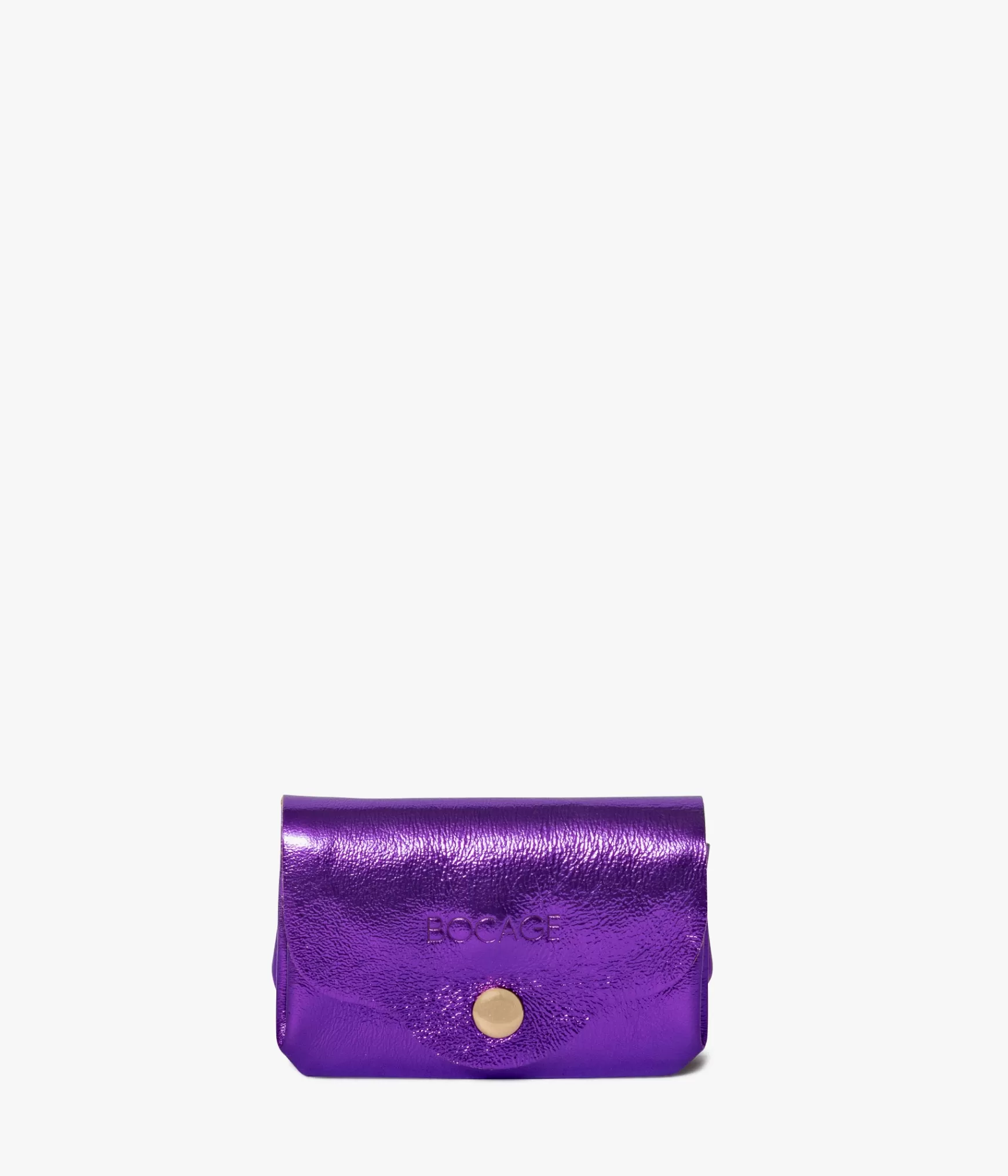 Petite Maroquinerie>Bocage PORTE-MONNAIE JALOGNA VIOLET Rouge