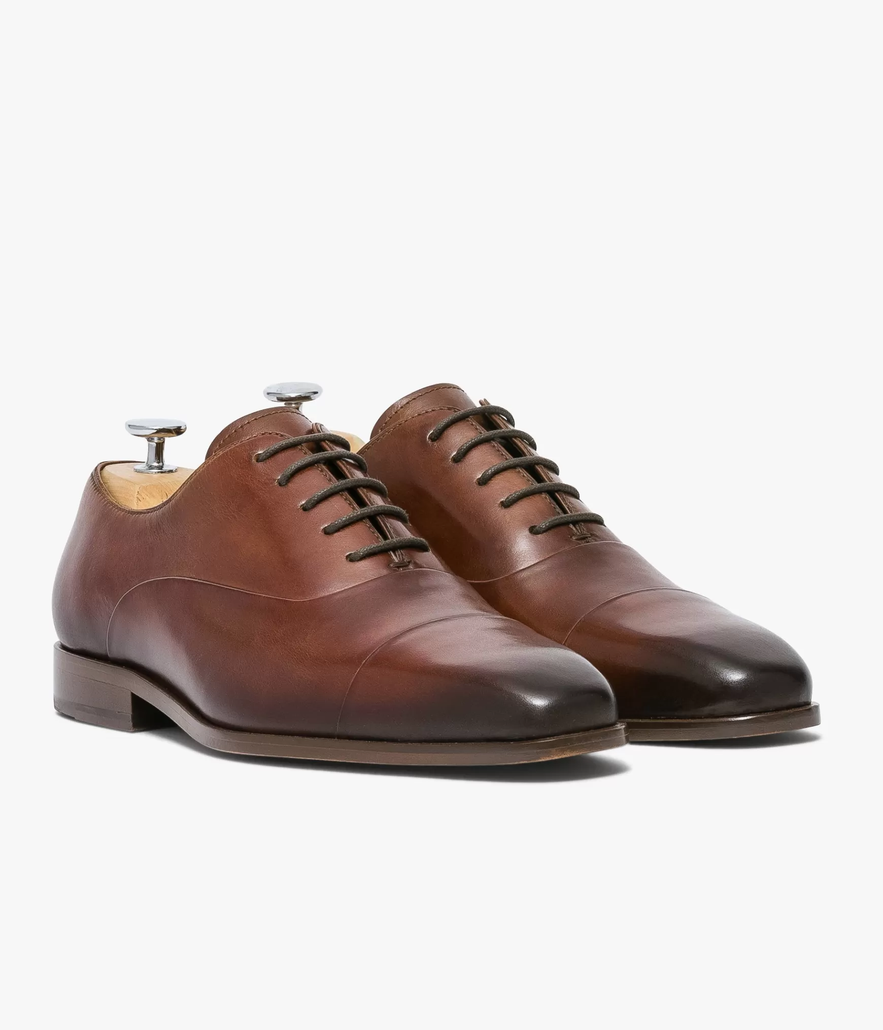 Chaussures De Ville>Bocage RICHELIEU HERVE COGNAC Marron