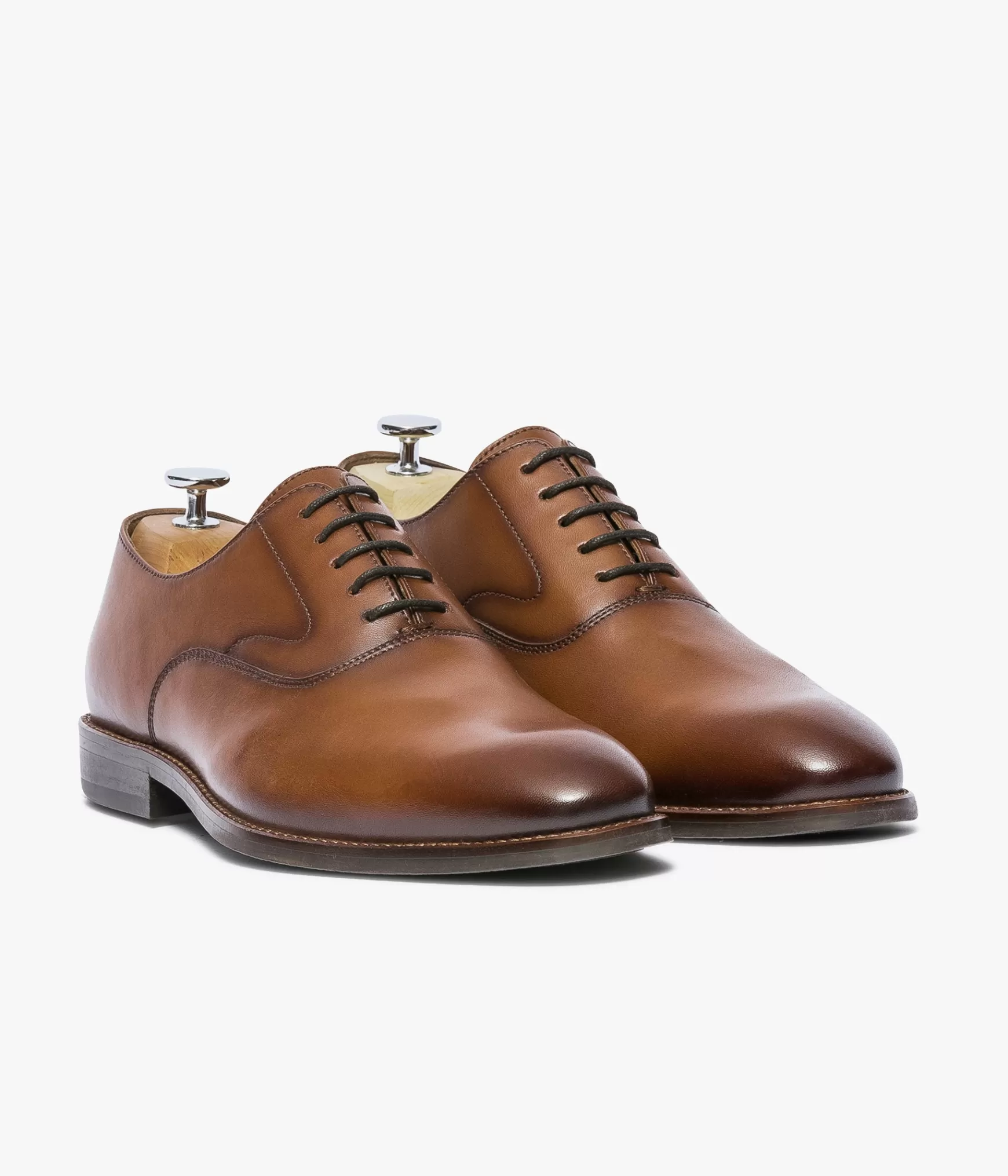 Chaussures De Ville>Bocage RICHELIEU LUCIAN COGNAC Marron