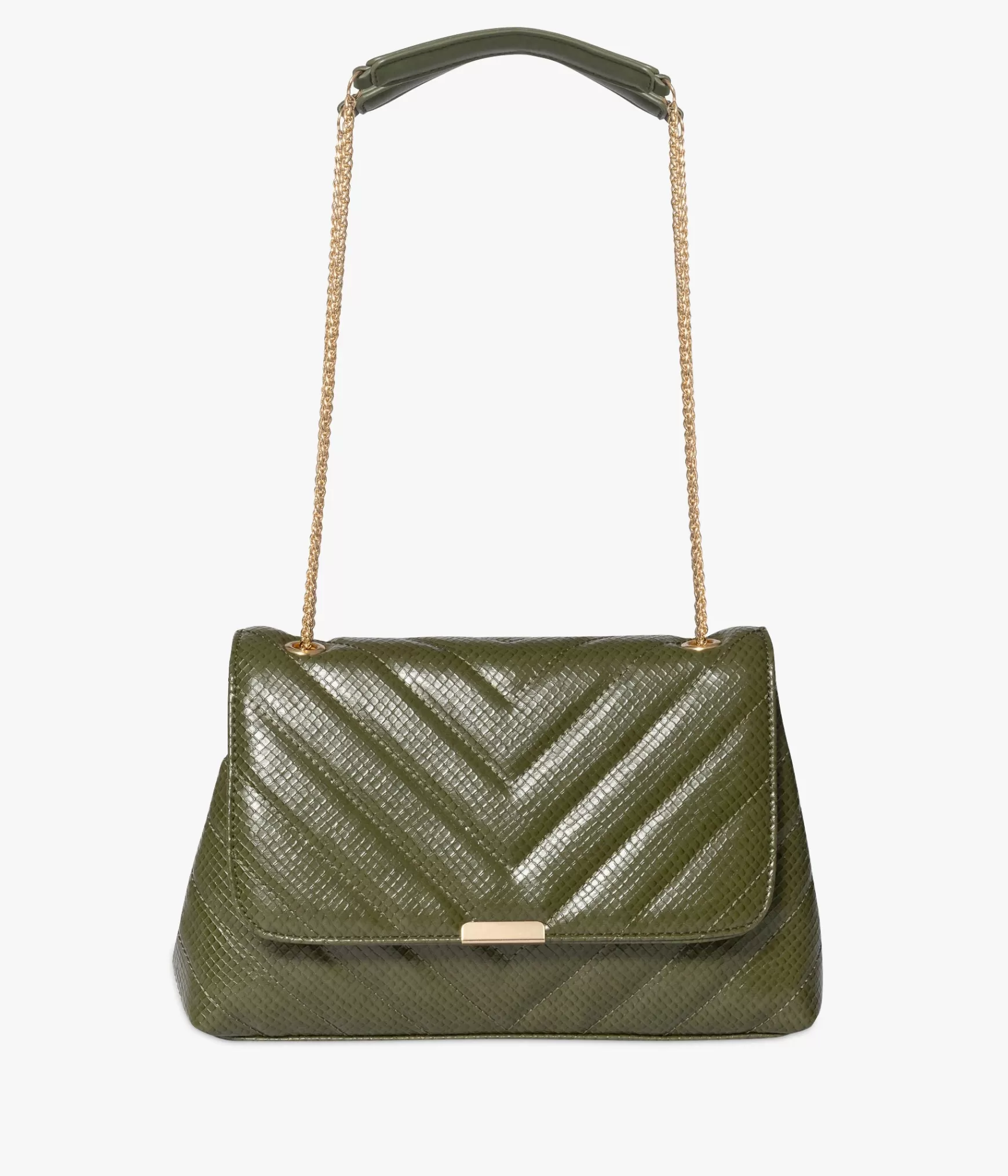 Sacs Porté Épaule | Sacs À Bandoulière>Bocage SAC CLEMENCE KAKI Vert