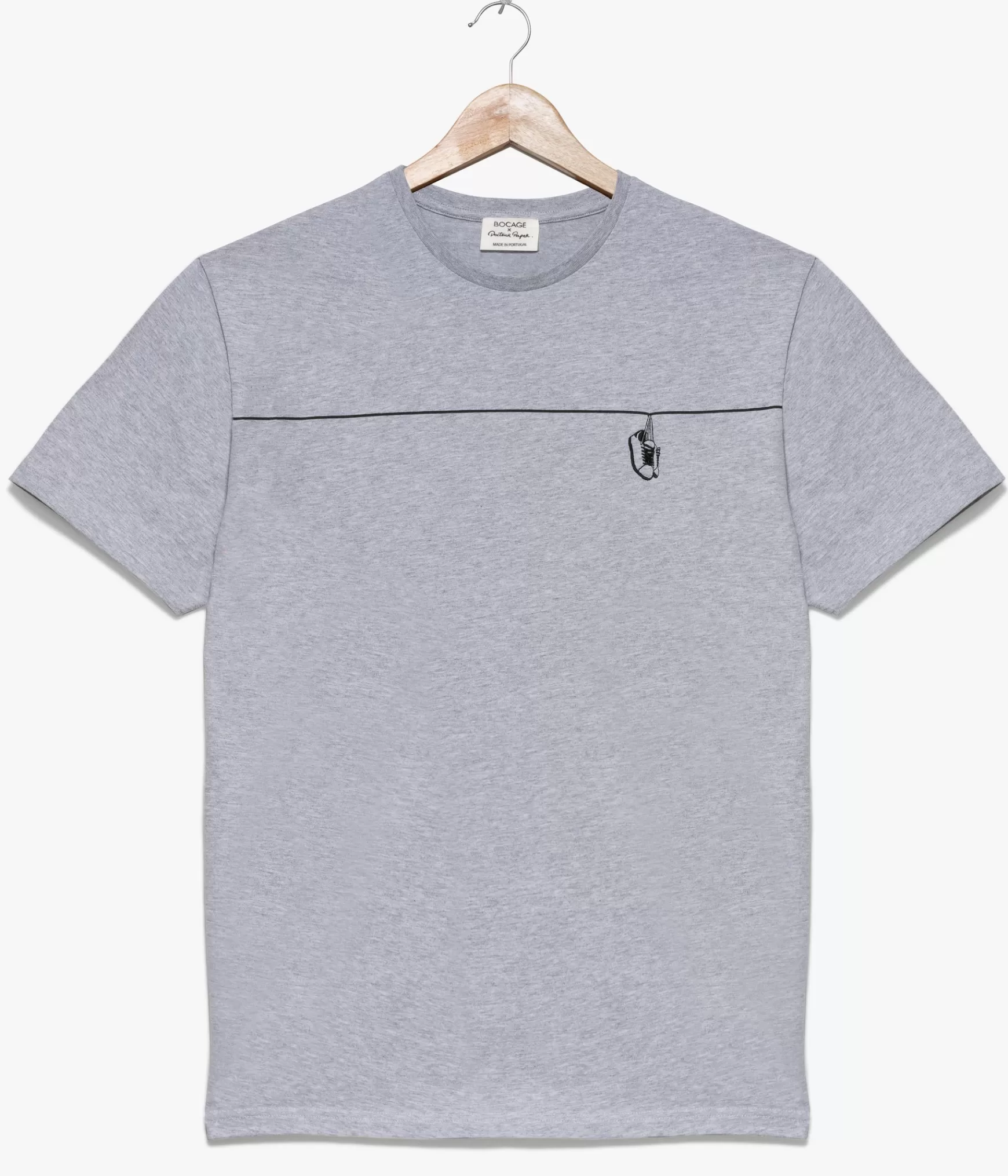 Vêtements>Bocage TEE-SHIRT HOJE GRIS Noir
