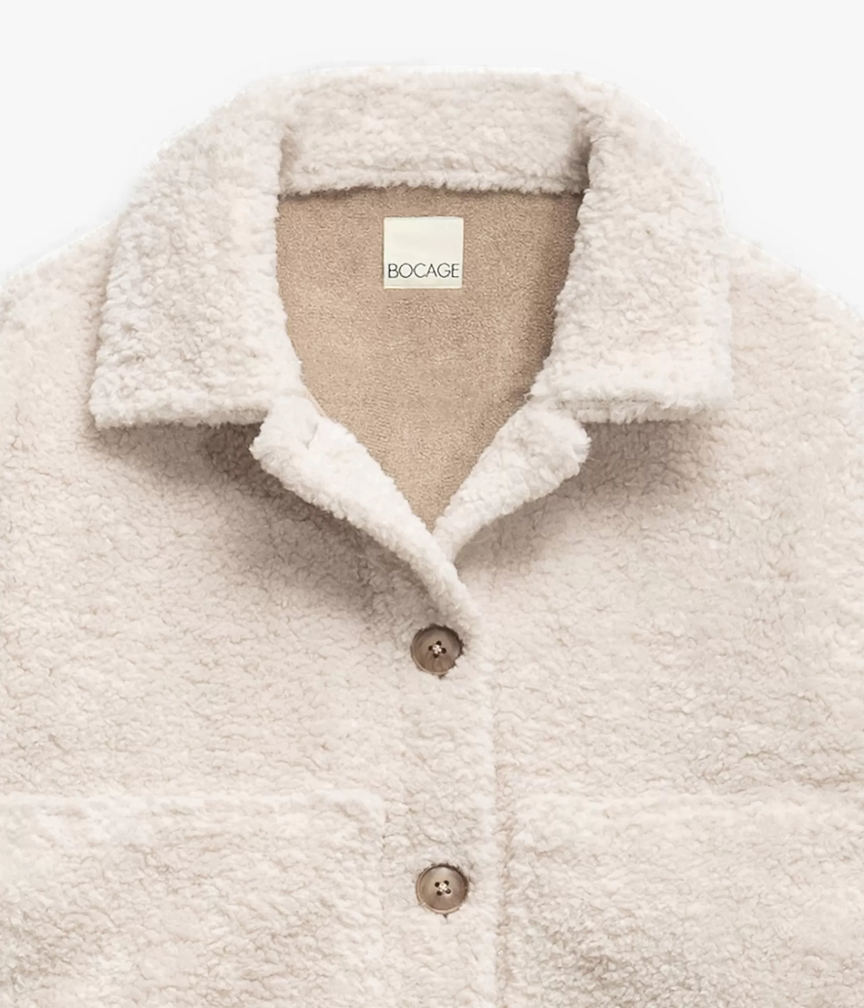 Vêtements>Bocage VESTE HELSA ECRU Beige